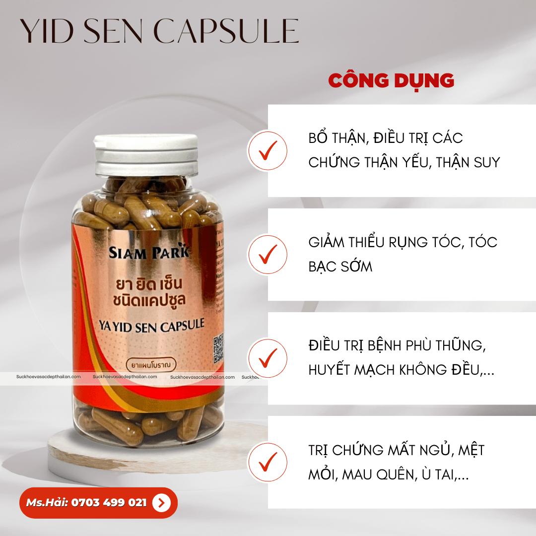 Thuốc rắn Thái Lan Yid Sen Capsule